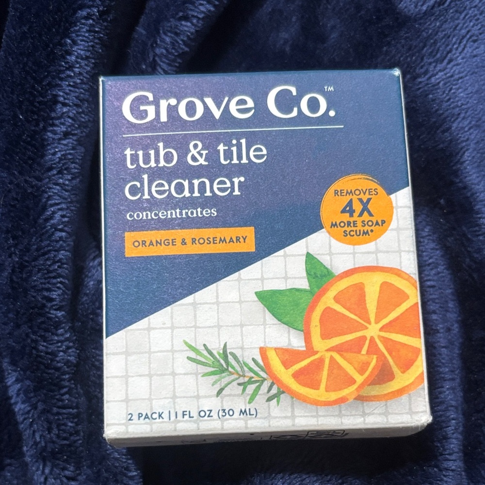 🎄 3/$15Grove Co. Orange & Rosemary Tub & Tile Cleaner Concentrates